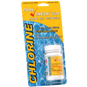 3 in 1 Pool Test Strips 50pk - East Coast Pool Supplies