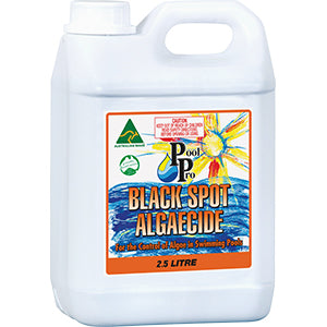 Black Spot Algaecide 2.5L- 32g/L Copper & 200g/L Benzalkonium Chloride - East Coast Pool Supplies